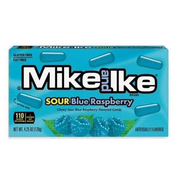 Mike & Ike Sour Blue Raspberry Theatre Box 120g