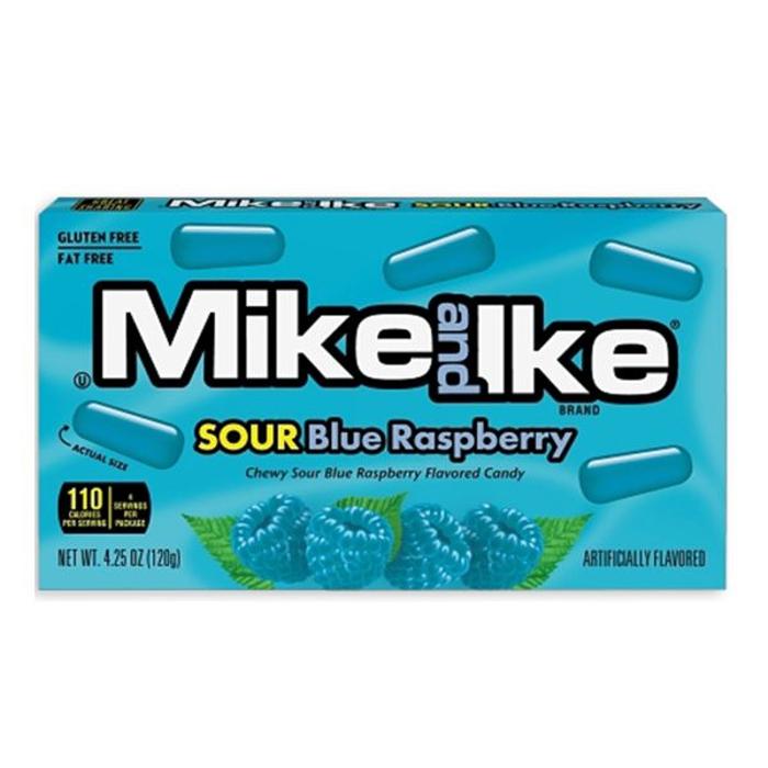 Mike & Ike Sour Blue Raspberry Theatre Box 120g