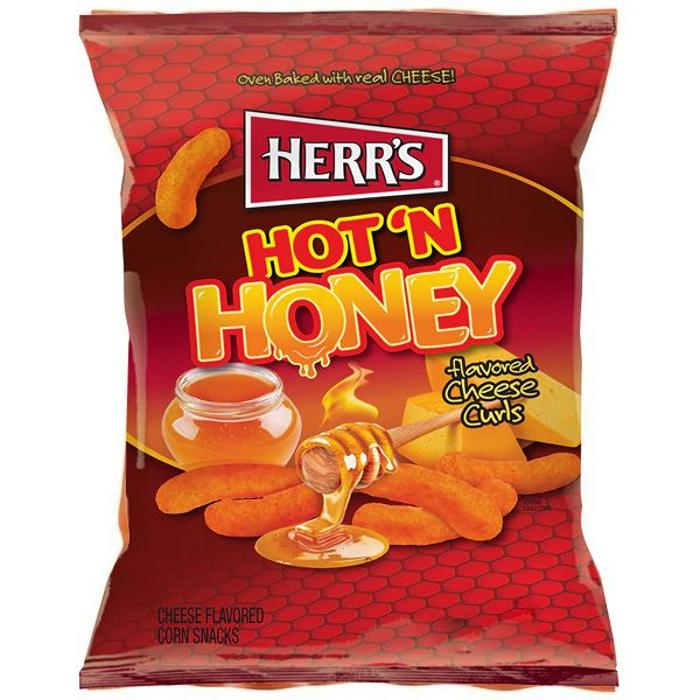Herr's Hot 'n Honey Cheese Curls 170g