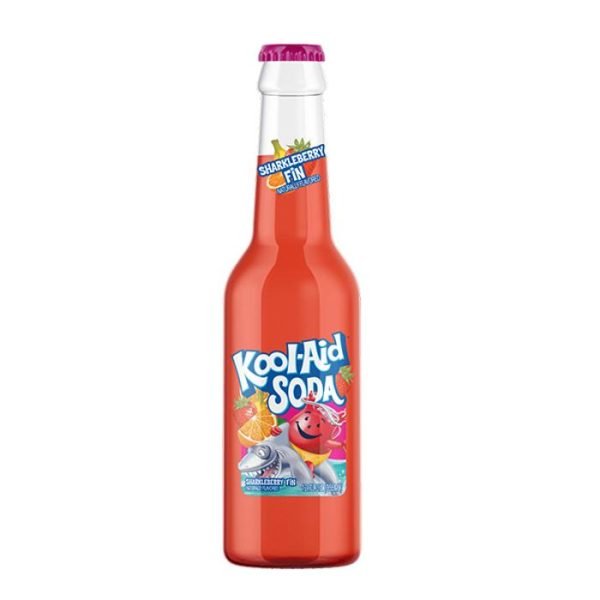 Kool-Aid Sharkleberry Fin Soda Bottle 355ml