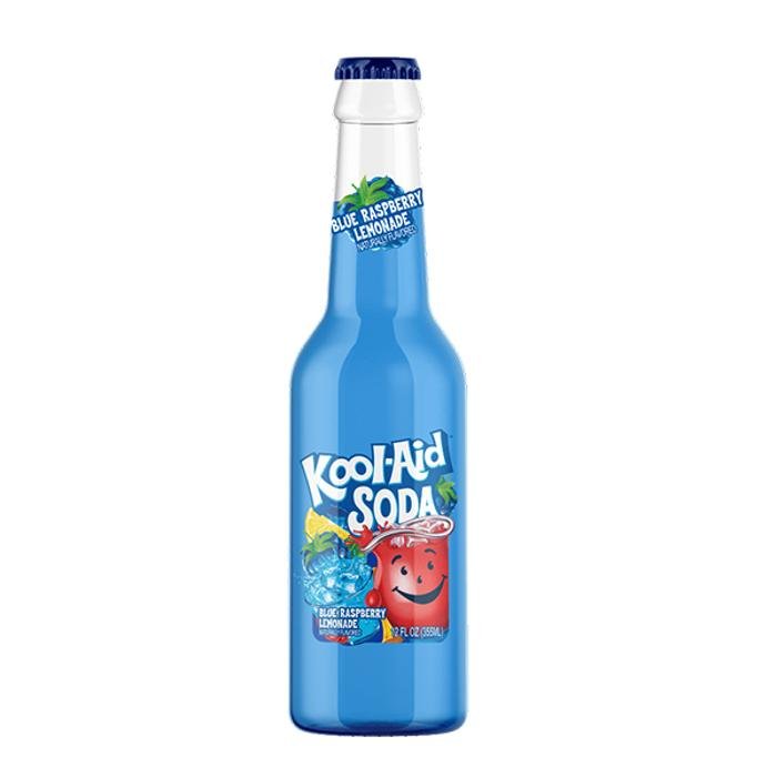 Kool-Aid Blue Raspberry Lemonade Soda Bottle 355ml