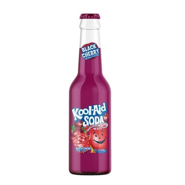 Kool-Aid Black Cherry Soda Bottle 355ml
