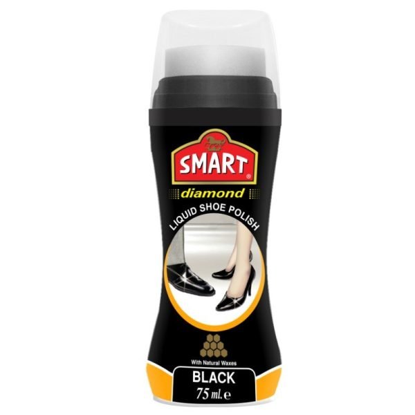 SMART Diamond Liquid Shoe Polish 75mL - Black