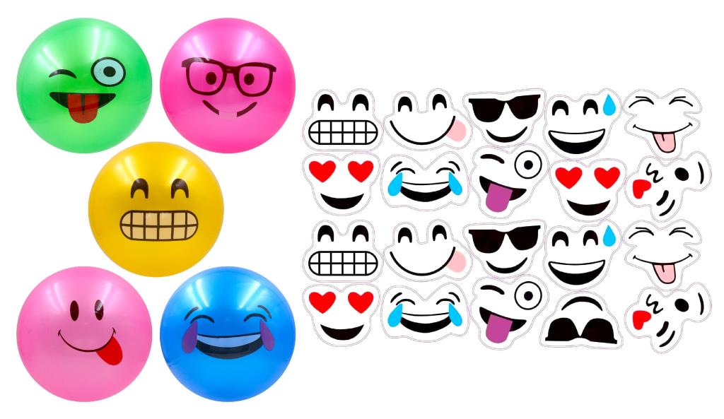 Inflatable PVC Ball - Emoji Series