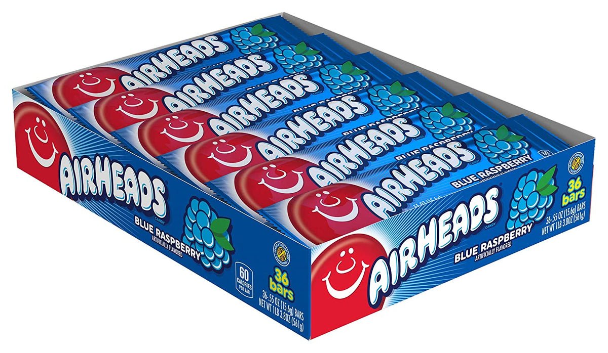 Airheads Blue Raspberry Candy Bar 15.6g