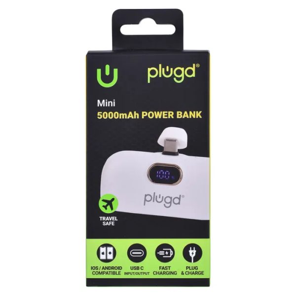 5000mAh Mini Portable Power Bank USB C Input