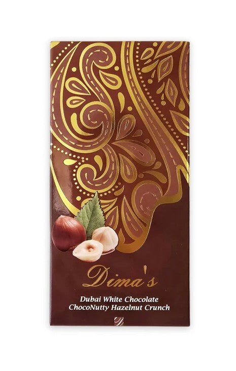 Dima's Dubai White Chocolate ChocoNutty Hazelnut Crunch 195g