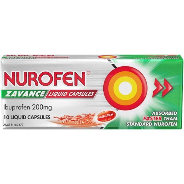 Nurofen Zavance 10pk Capsules