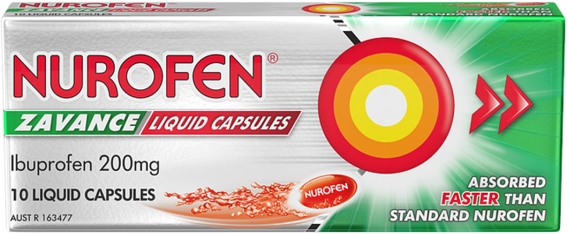 Nurofen Zavance 10pk Capsules