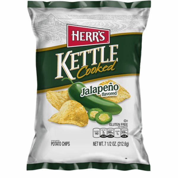 Herr's Kettle Jalapeno Chips 142g