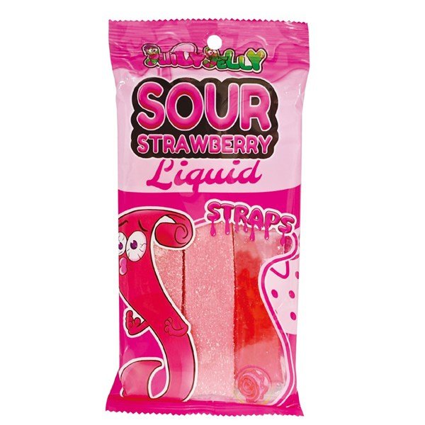 Juicy Jelly Liquid Straps Strawberry 160g