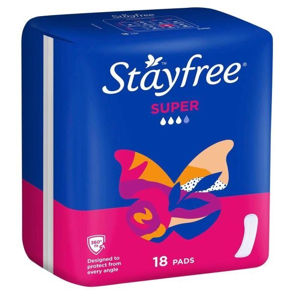 Stayfree Super No Wings 18pk