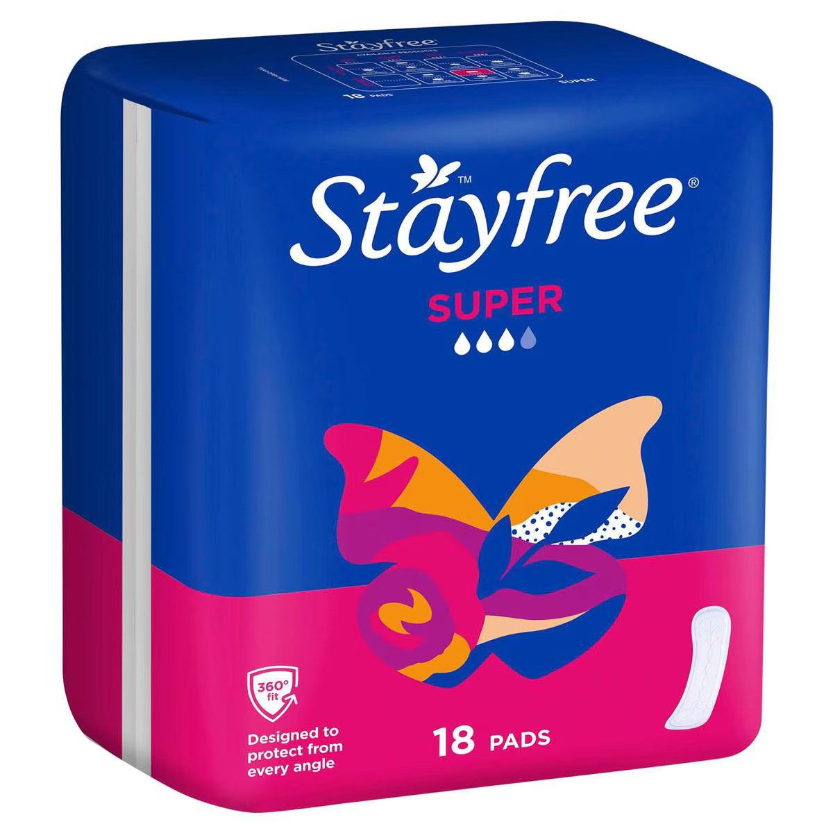 Stayfree Super No Wings 18pk