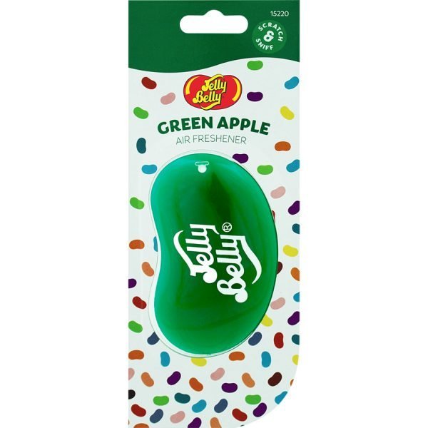Jelly Belly 3D Hanging Air Freshener - Green Apple