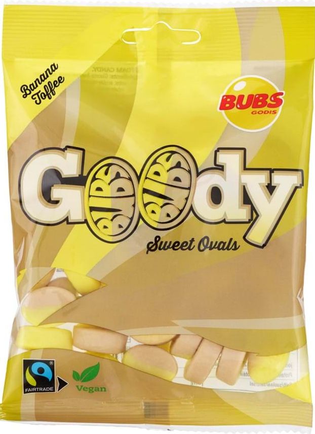 Bubs Goody Banana & Toffee 90g