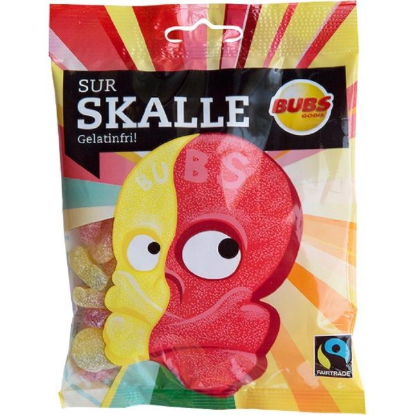 Bubs Sour Skulls Mini 90g