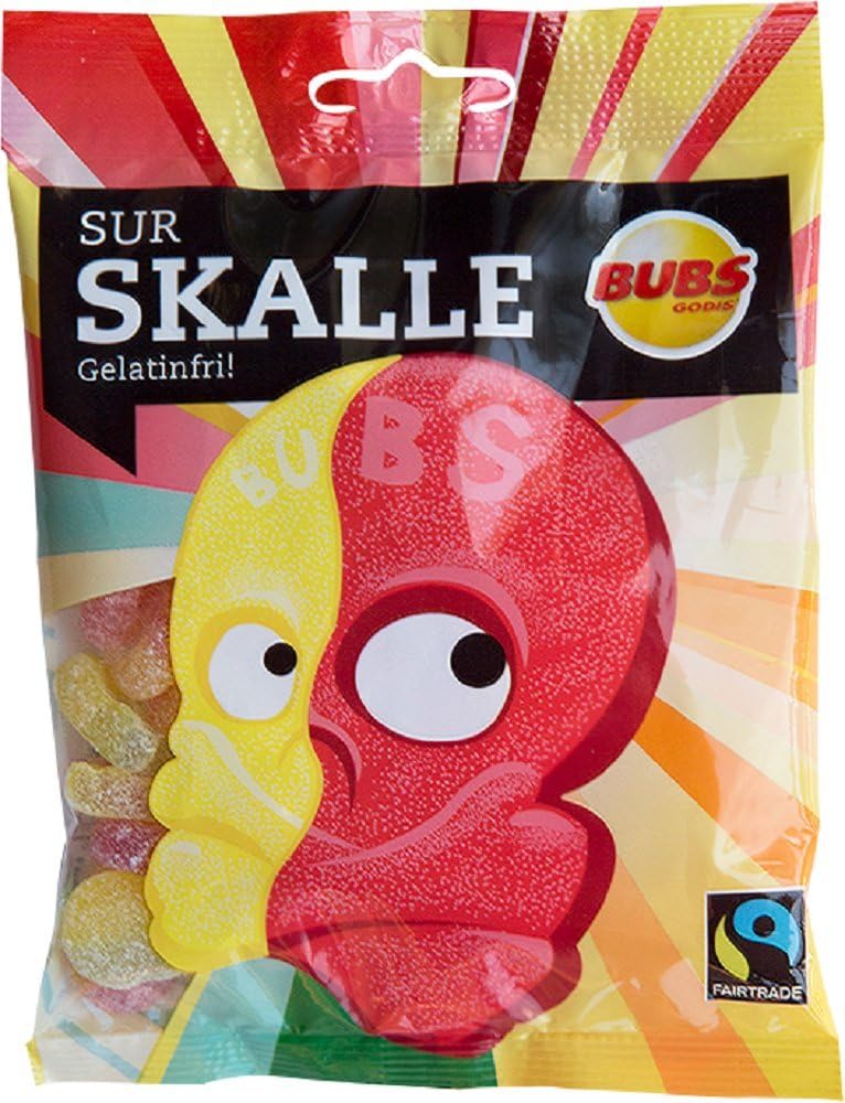 Bubs Sour Skulls Mini 90g