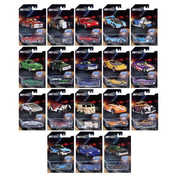 Diecast Model Cars - 18 Assorted Designs