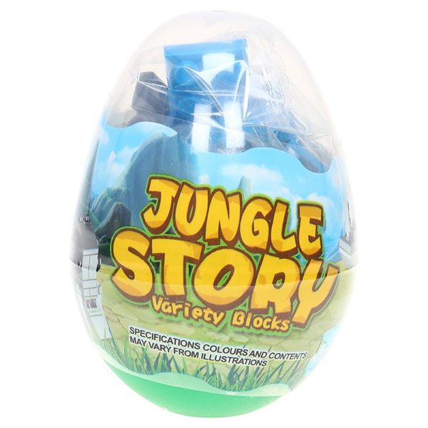 Building Brick Kit Blind Egg Jungle Sceries 6 Assorted Styles