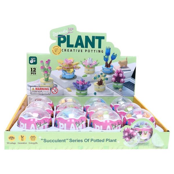 Building Brick Kit Blind Egg Plant Sceries 6 Assorted Styles