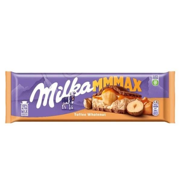 Milka Toffee Wholenut Mmmax Block Chocolate 300g