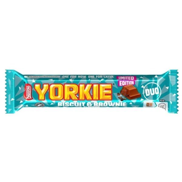 Yorkie Biscuit & Brownie Duo Bar 66g