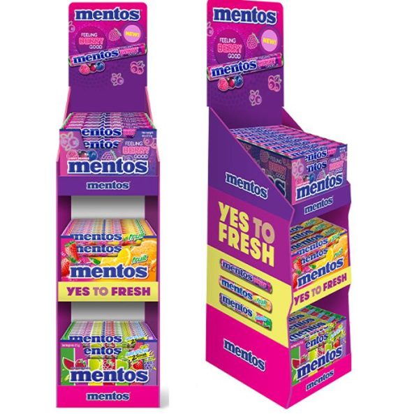 Mentos Counter Unit Pre-Pack Stand