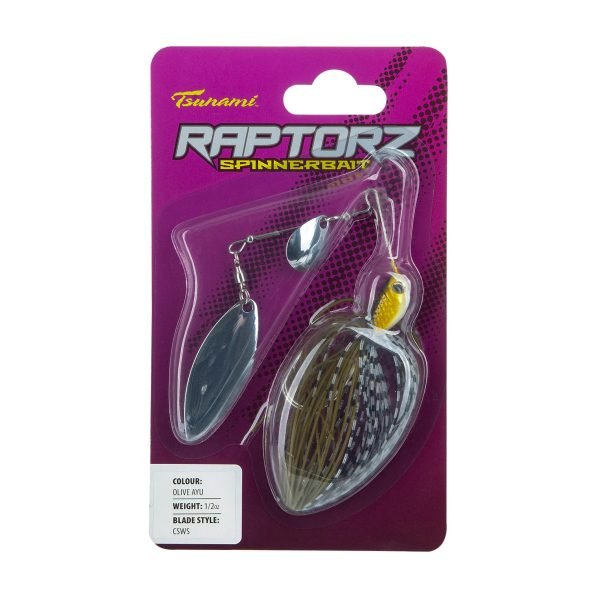Raptorz Spinnerbait - Olive Ayu