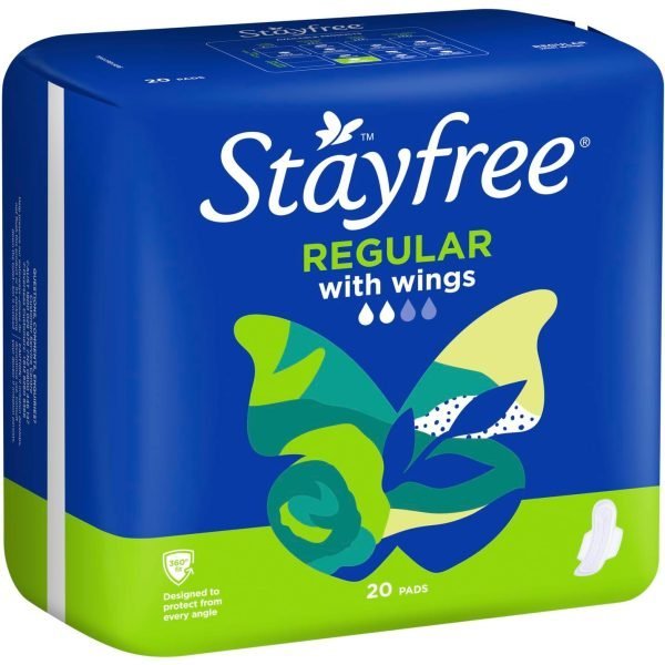 Stayfree Regular Wings 20pk