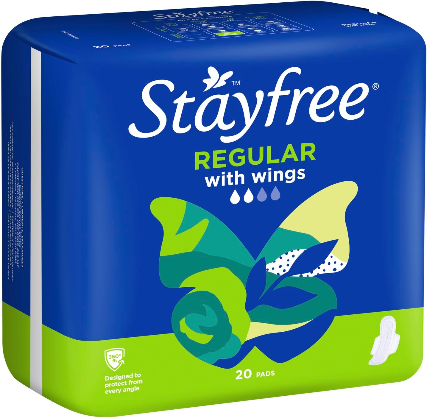 Stayfree Regular Wings 20pk