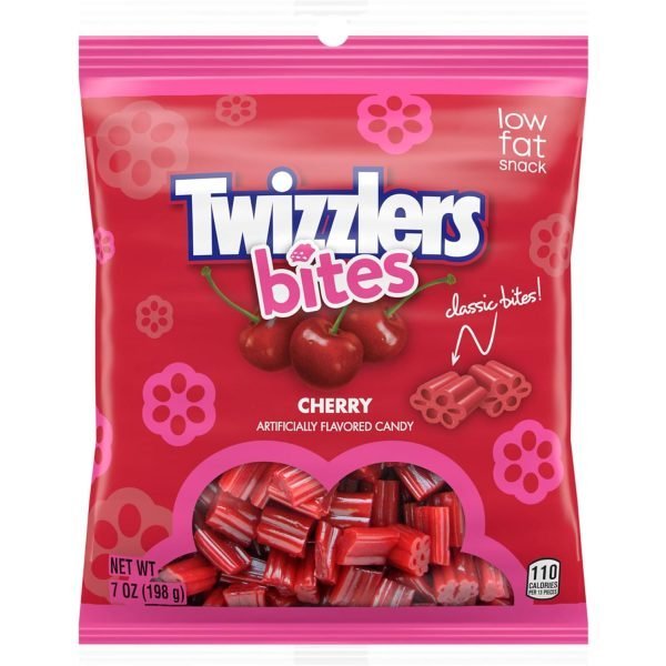 Twizzlers Cherry Bites Peg Bag 198g