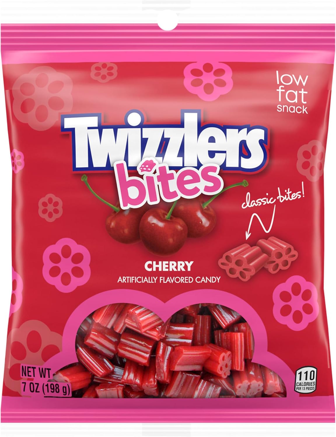 Twizzlers Cherry Bites Peg Bag 198g