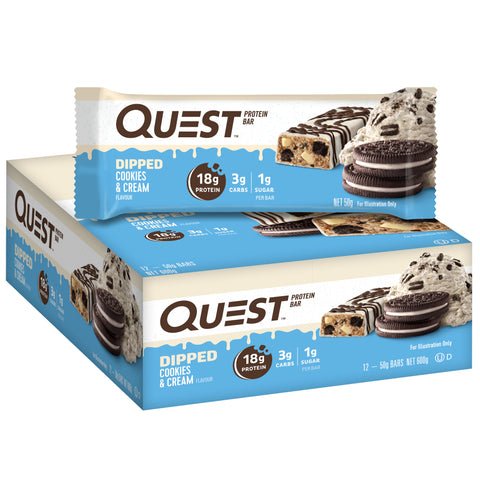 Quest Dipped Bar Cookies N Cream 50g