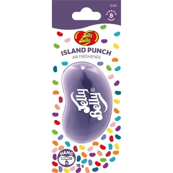 Jelly Belly 3D Hanging Air Freshener - Island Punch