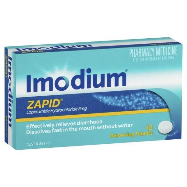 Imodium Zapid 2mg 6PK Diarrhoea Relief Tablets