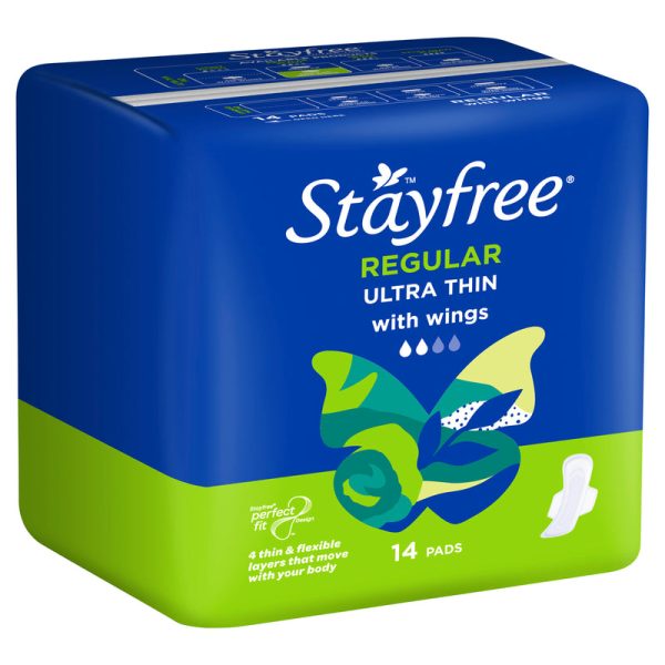 Stayfree Ultra Thin Regular Wing 14pk