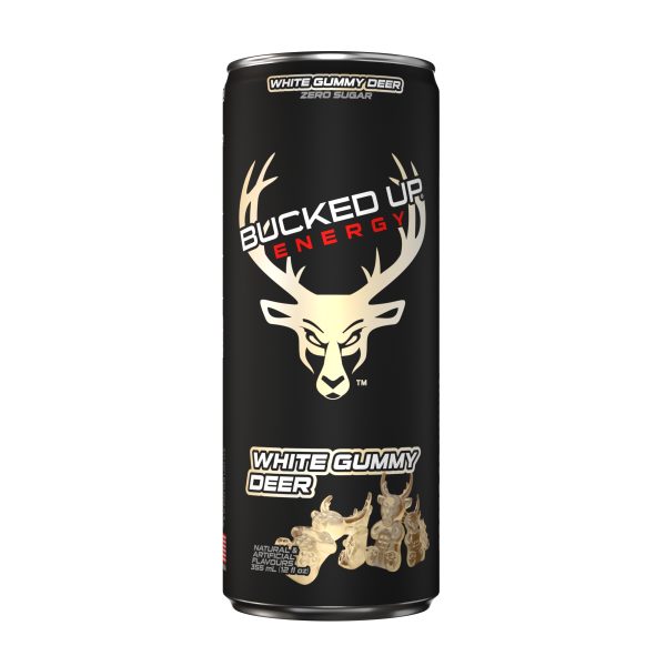 Bucked Up Energy RTD 355ml White Gummy Deer
