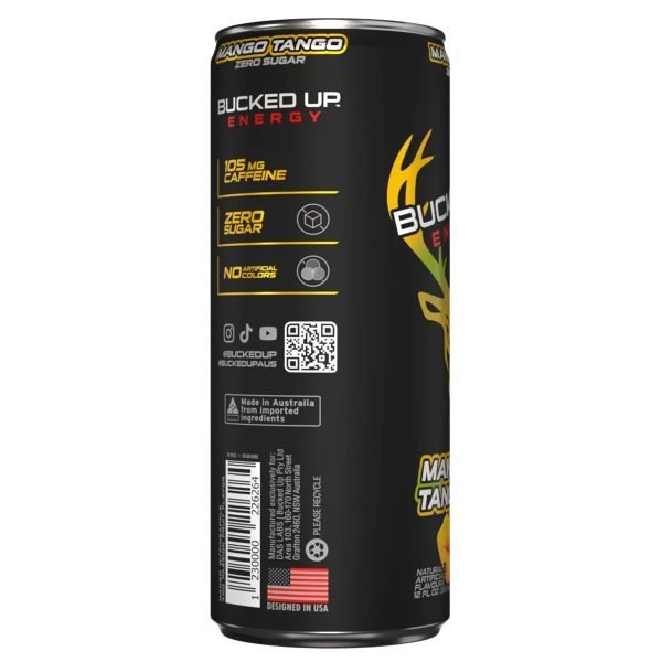 Bucked Up Energy RTD 355ml Mango Tango