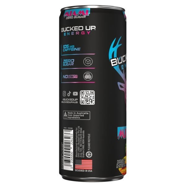 Bucked Up Energy RTD 355ml Miami