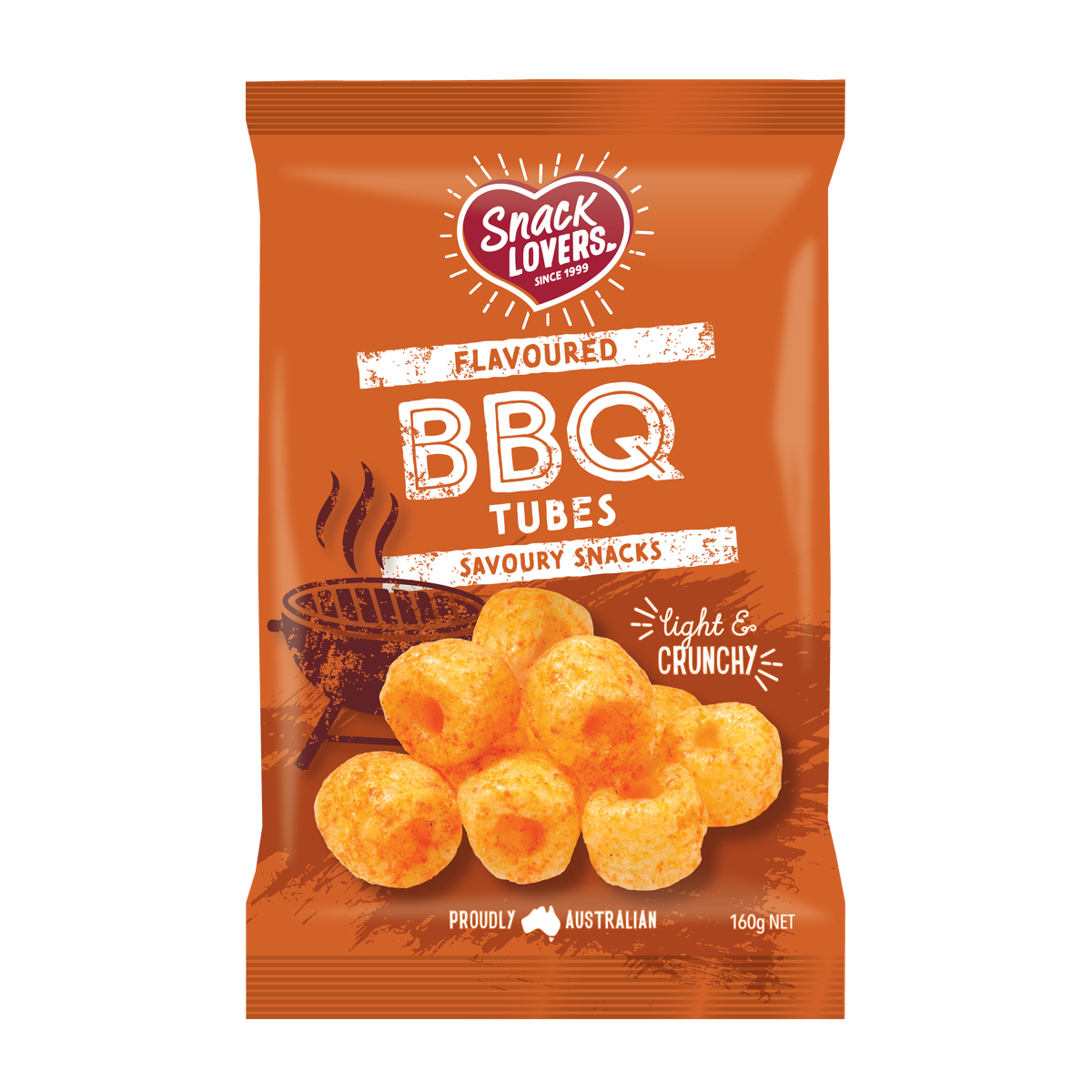 Snack Lovers Tubes BBQ 160g