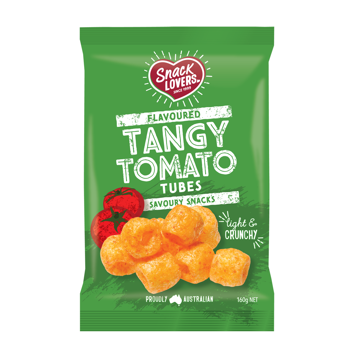 Snack Lovers Tubes Tangy Tomato 160g