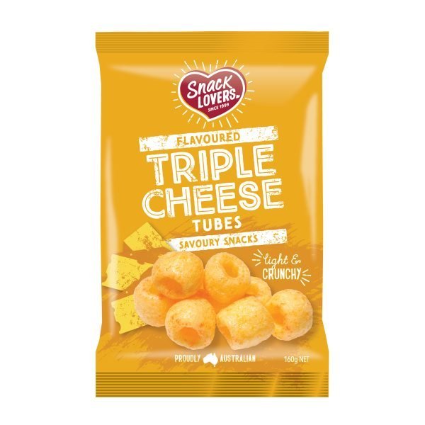 Snack Lovers Tubes Triple Cheese 160g