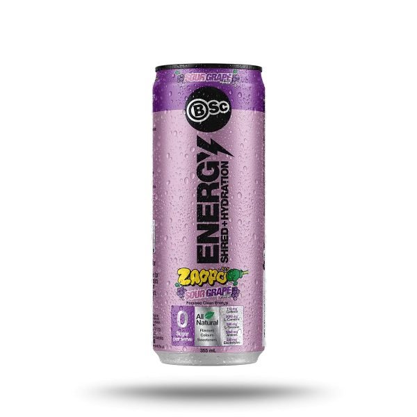 BSc Energy Shred Hydration 355ml Zappo Sour Grape