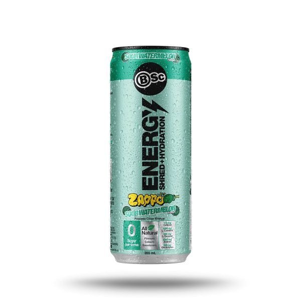 BSc Energy Shred Hydration 355ml Zappo Sour Watermelon