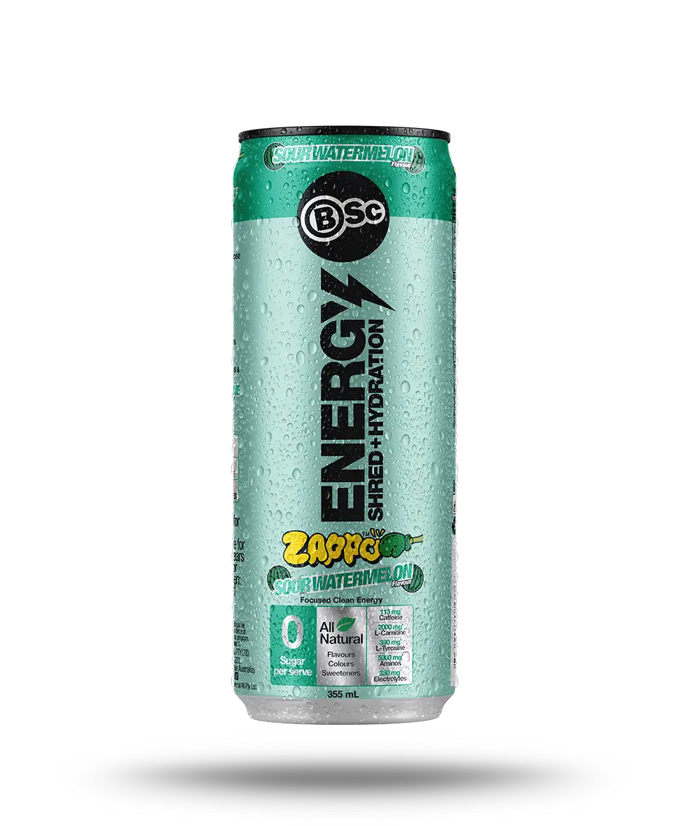 BSc Energy Shred Hydration 355ml Zappo Sour Watermelon