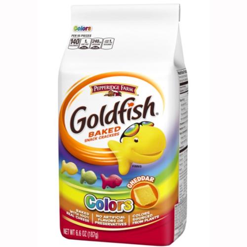 Pepperidge Farm Goldfish Colors Cheddar Crackers 187g