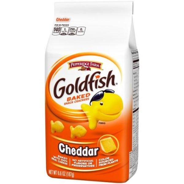 Pepperidge Farm Goldfish Cheddar 100% Real Cheese Crackers 187g