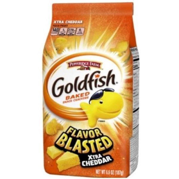 Pepperidge Farm Goldfish Flavour Blasted Xtra Cheddar Crackers 187g