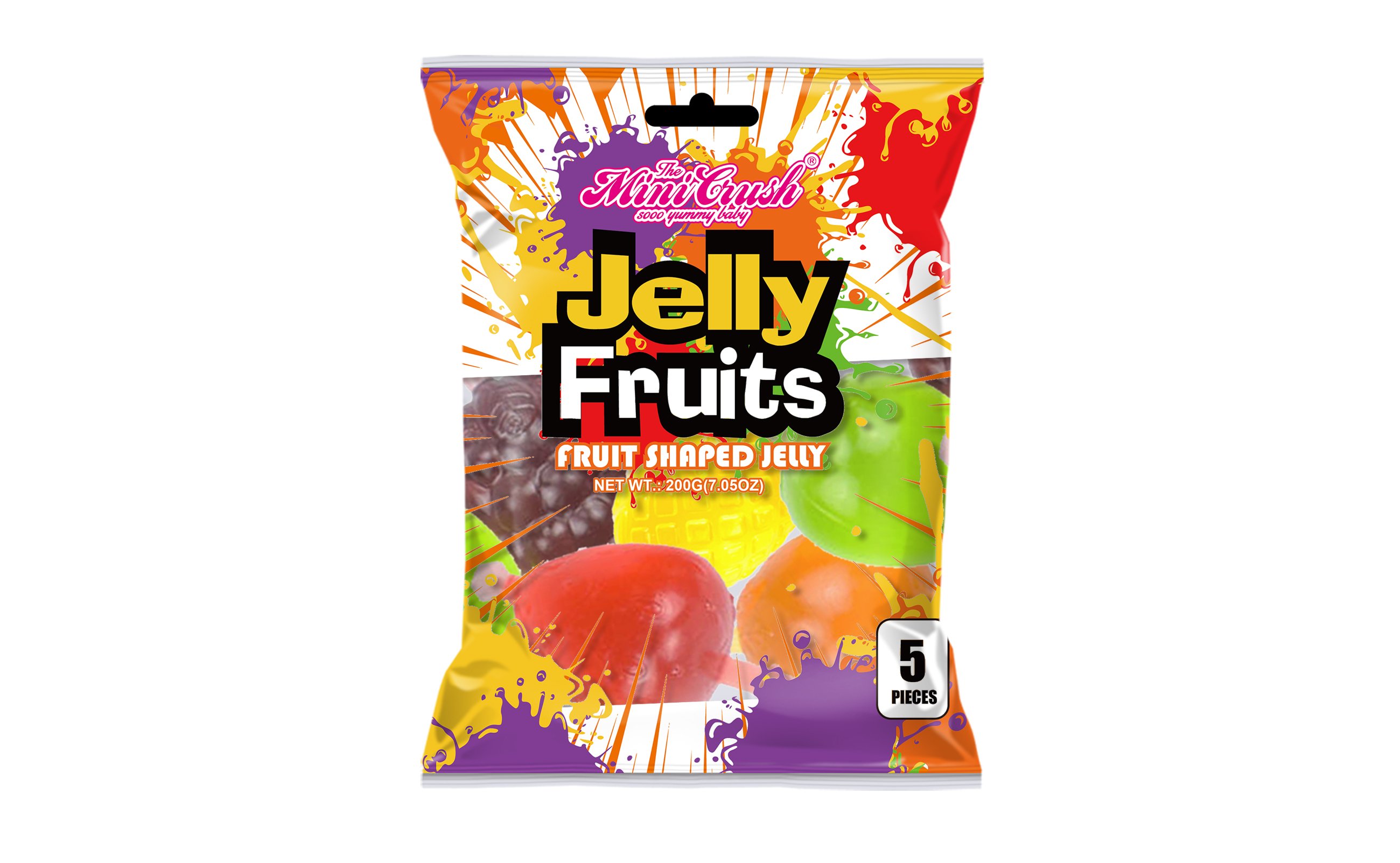 Jelly Fruits Bag 5Pk 200g