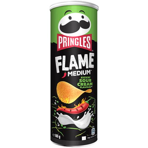 UK Pringles Flame Kickin Sour Cream 160g
